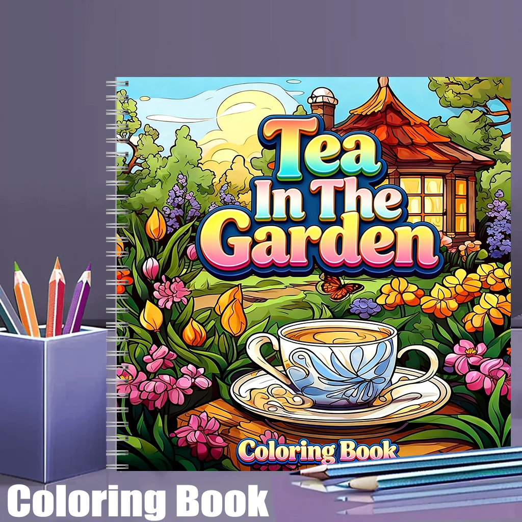Libro para colorear Tea In The - School Supplies reseña y precio